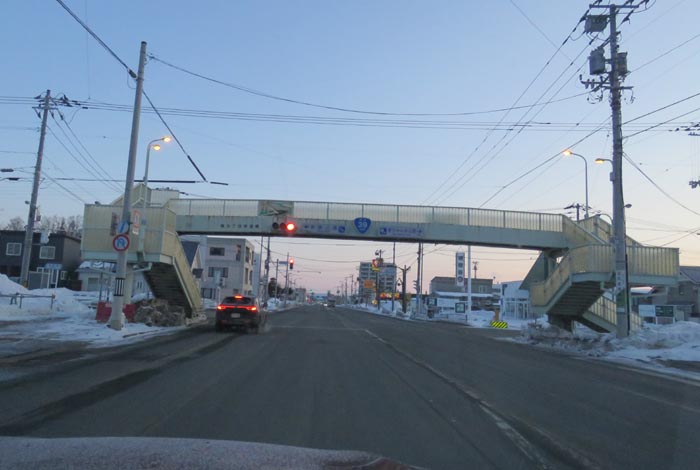 webnews今朝の北見/大通り東9丁目歩道橋