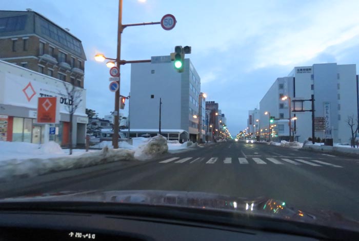 webnews今朝の北見/国道39号、大通り西3丁目、為山堂医院横