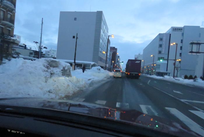 webnews今朝の北見/国道39号、大通り西3丁目、為山堂医院横