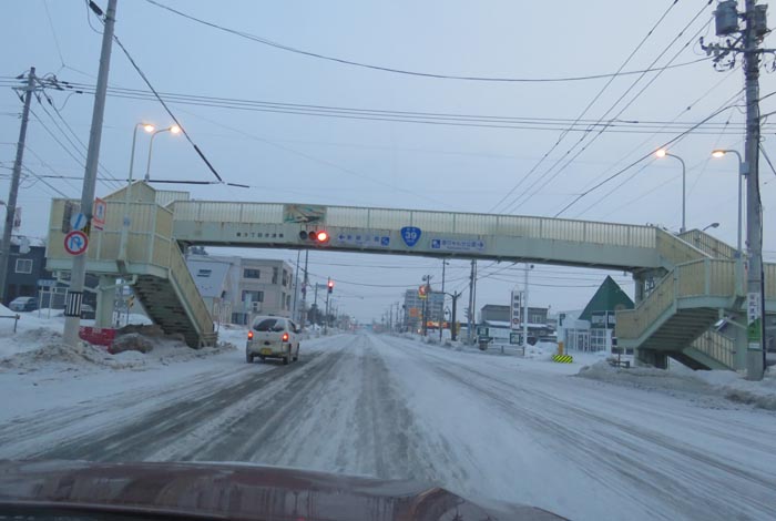 webnews今朝の北見/大通り東9丁目歩道橋