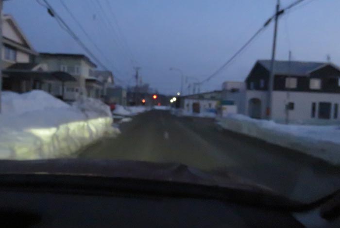 webnews今朝の北見/西5号線、南岸通りの交差点