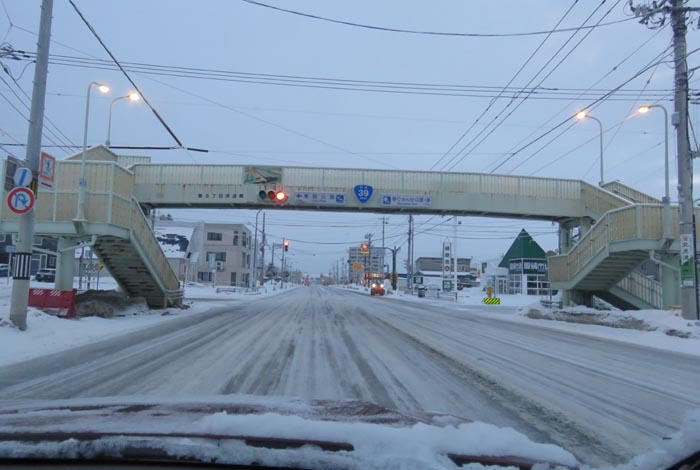 webnews今朝の北見/大通り東9丁目歩道橋