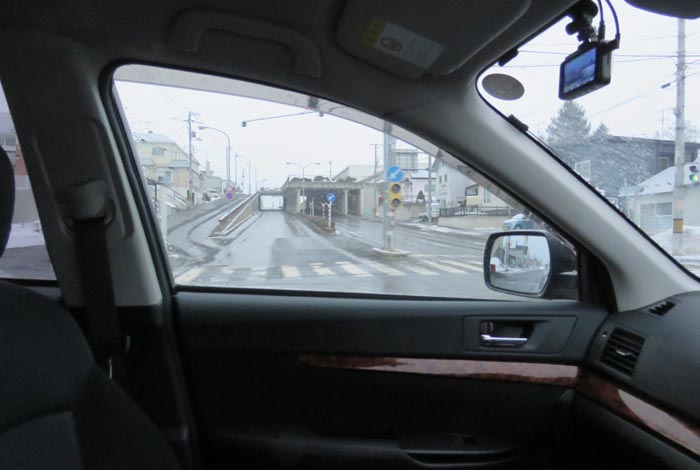 webnews今朝の北見/東9丁目歩道橋の交差点から左