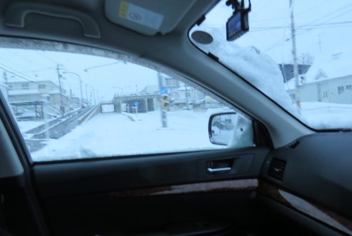 webnews今朝の北見/東9丁目歩道橋の交差点から左