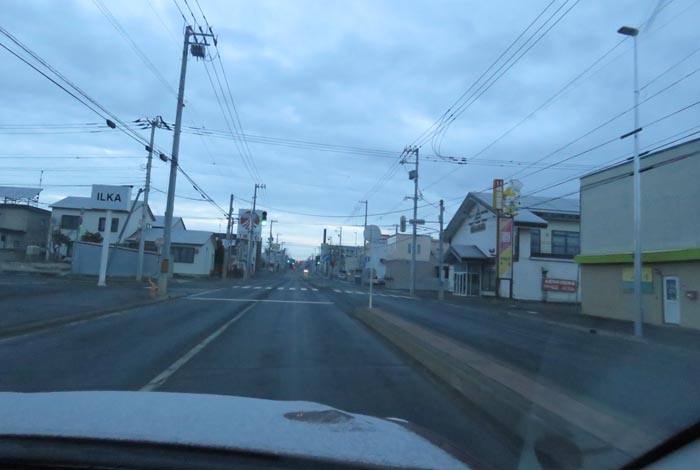 webnews今朝の北見/とん田通り、南大通り交差点から国道39号方向