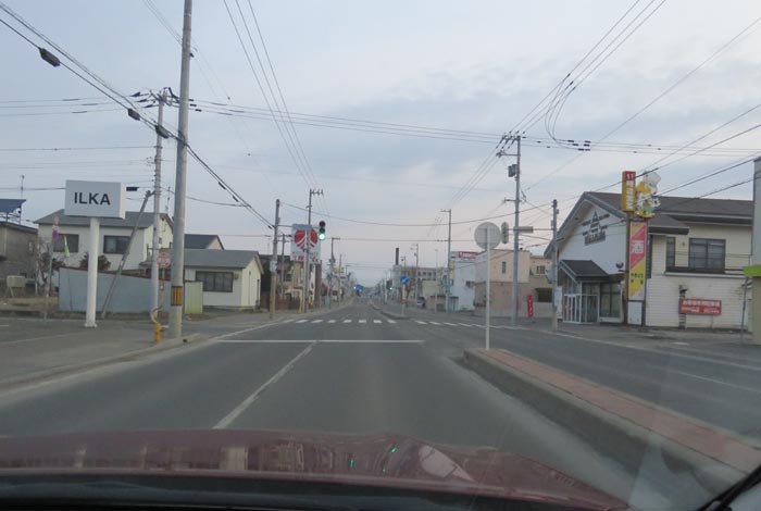 webnews今朝の北見/とん田通り、南大通り交差点から国道39号方向