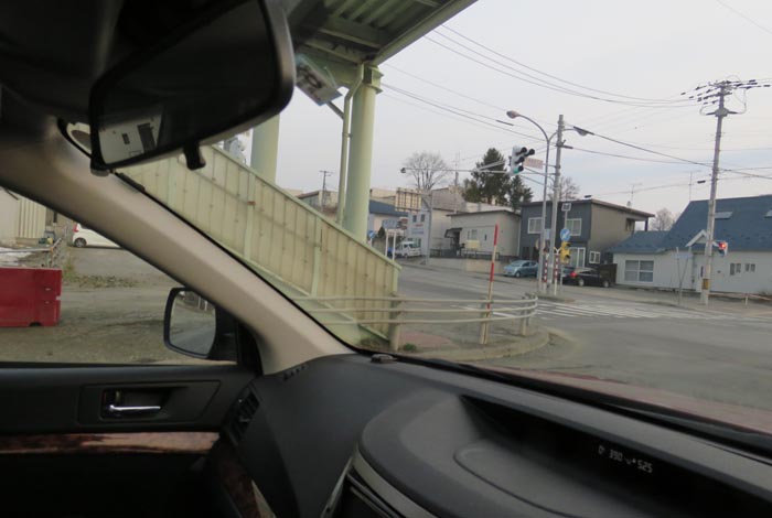 webnews今朝の北見/東9丁目歩道橋の交差点から左
