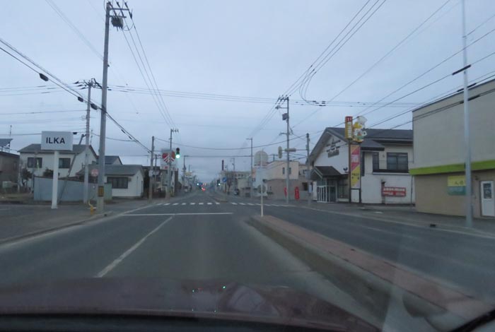 webnews今朝の北見/とん田通り、南大通り交差点から国道39号方向