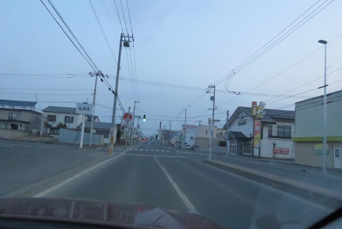 webnews今朝の北見/とん田通り、南大通り交差点から国道39号方向