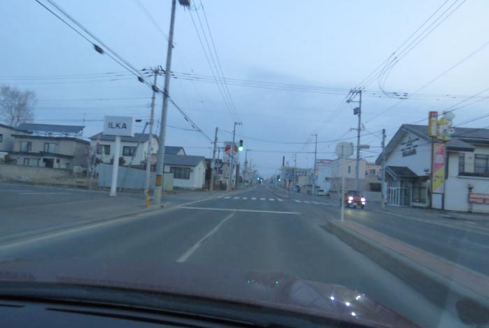 webnews今朝の北見/とん田通り、南大通り交差点から国道39号方向