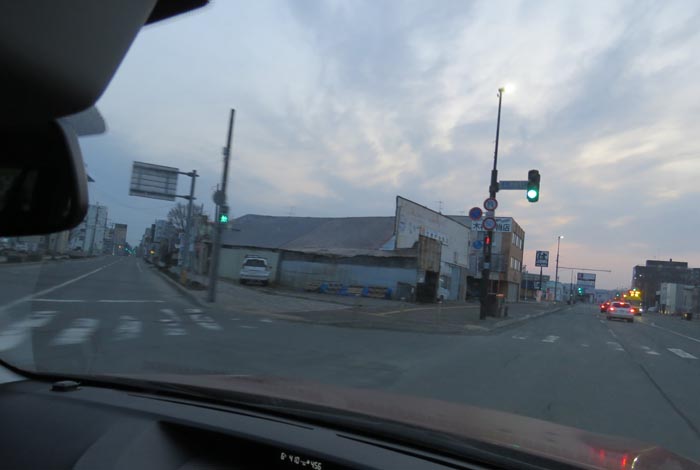 webnews今朝の北見/交差点から北4条通り側のパレスビル方向