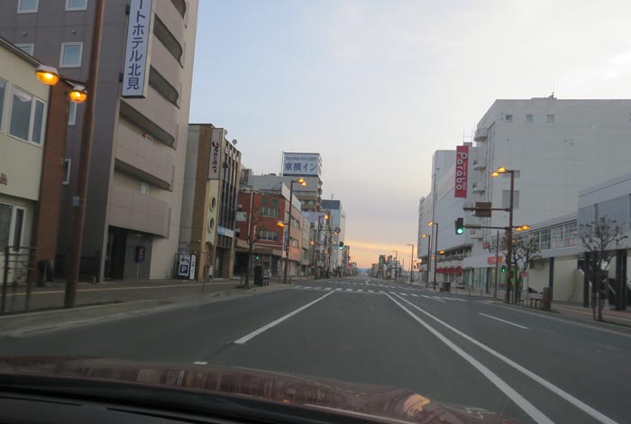 webnews今朝の北見/国道39号、大通り西2丁目交差点