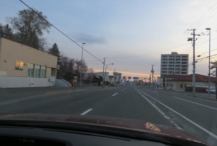 webnews今朝の北見/大町郵便局前