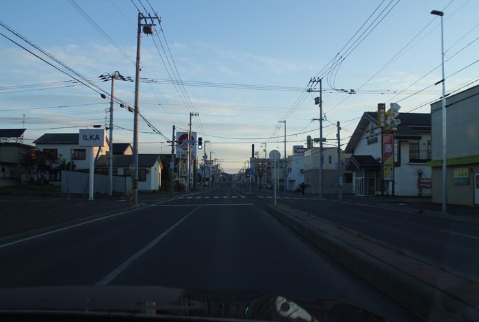 webnews今朝の北見/とん田通り、南大通り交差点から国道39号方向