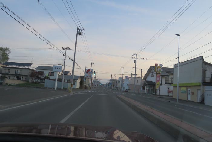 webnews今朝の北見/とん田通り、南大通り交差点から国道39号方向