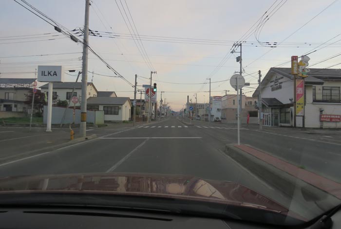 webnews今朝の北見/とん田通り、南大通り交差点から国道39号方向