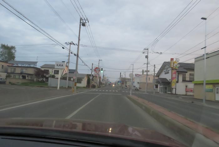 webnews今朝の北見/とん田通り、南大通り交差点から国道39号方向