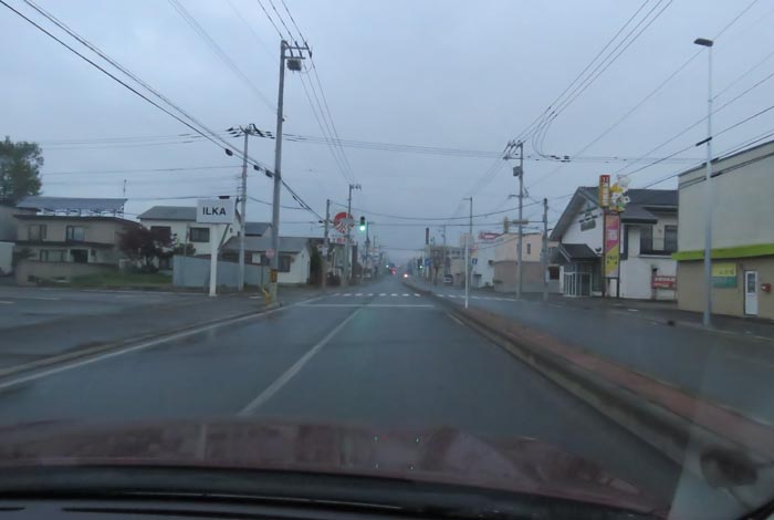 webnews今朝の北見/とん田通り、南大通り交差点から国道39号方向