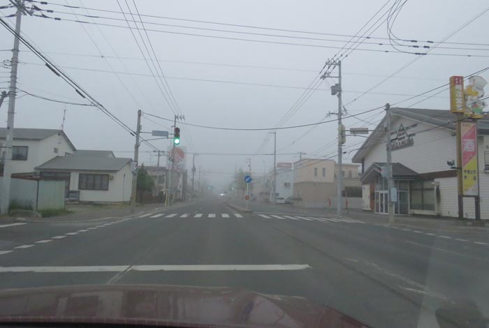 webnews今朝の北見/とん田通り、南大通り交差点から国道39号方向
