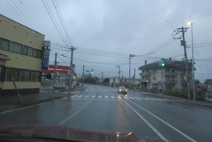 webnews今朝の北見/無加川橋を渡り南大通り交差点方向