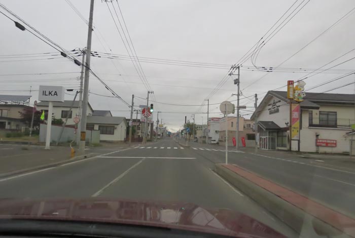 webnews今朝の北見/とん田通り、南大通り交差点から国道39号方向