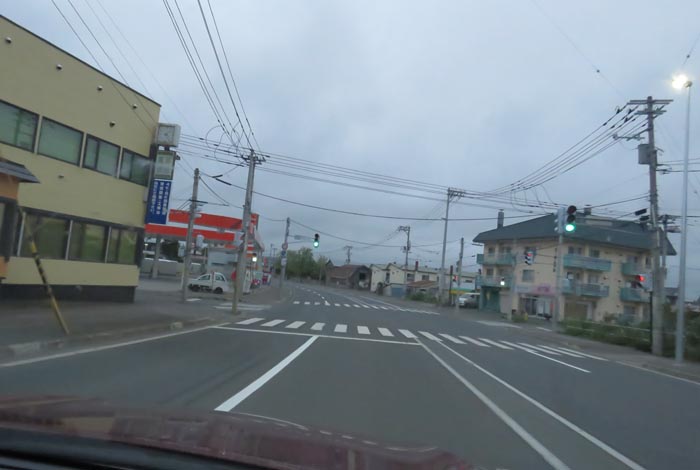 webnews今朝の北見/無加川橋を渡り南大通り交差点方向