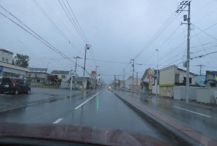 webnews今朝の北見/とん田通り、南大通り交差点から国道39号方向