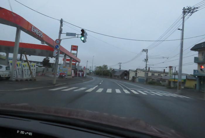 webnews今朝の北見/無加川橋を渡り南大通り交差点方向