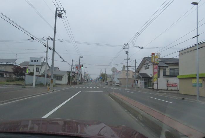 webnews今朝の北見/とん田通り、南大通り交差点から国道39号方向
