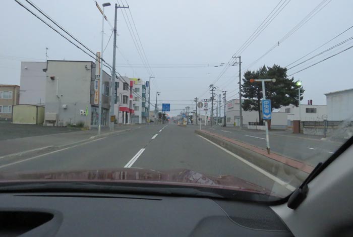 webnews今朝の北見/とん田通り、南大通り交差点から国道39号方向