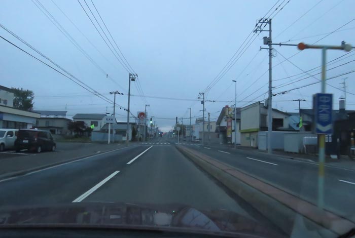 webnews今朝の北見/とん田通り、南大通り交差点から国道39号方向