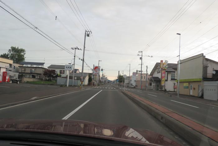 webnews今朝の北見/とん田通り、南大通り交差点から国道39号方向