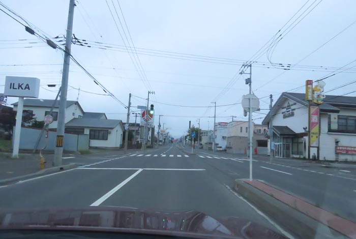 webnews今朝の北見/とん田通り、南大通り交差点から国道39号方向