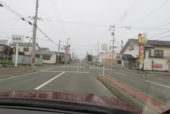 webnews今朝の北見/とん田通り、南大通り交差点から国道39号方向