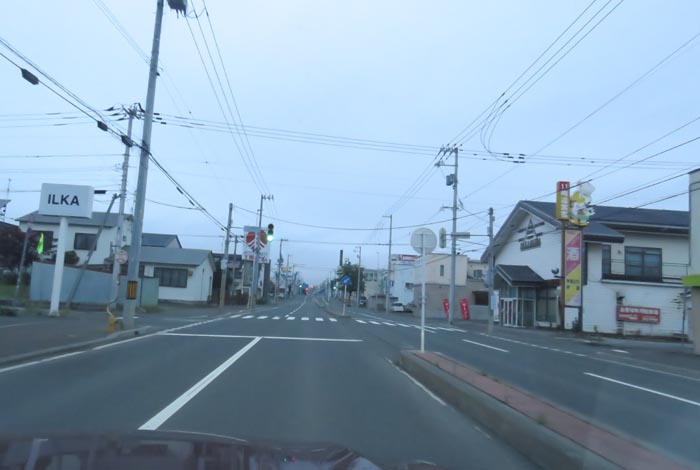 webnews今朝の北見/とん田通り、南大通り交差点から国道39号方向