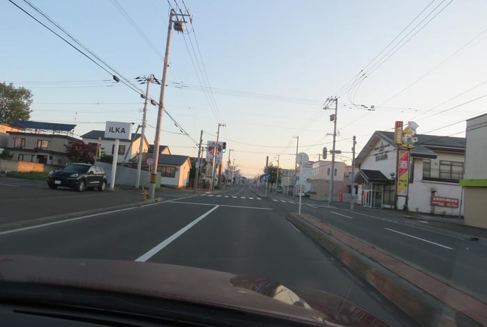 webnews今朝の北見/とん田通り、南大通り交差点から国道39号方向