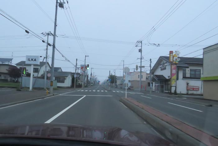 webnews今朝の北見/とん田通り、南大通り交差点から国道39号方向
