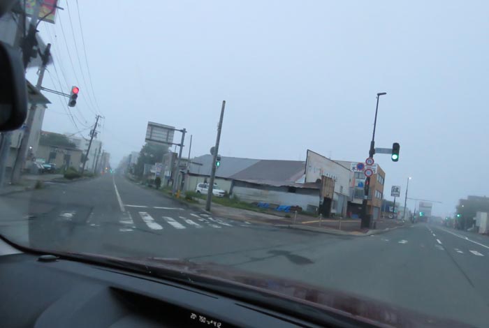 webnews今朝の北見/交差点から北4条通り側のパレスビル方向