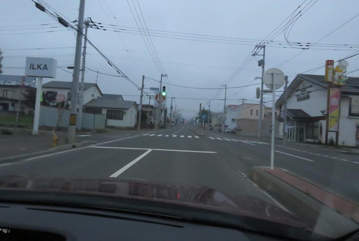 webnews今朝の北見/とん田通り、南大通り交差点から国道39号方向