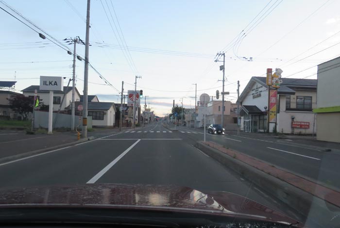 webnews今朝の北見/とん田通り、南大通り交差点から国道39号方向