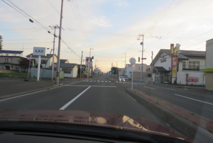 webnews今朝の北見/とん田通り、南大通り交差点から国道39号方向