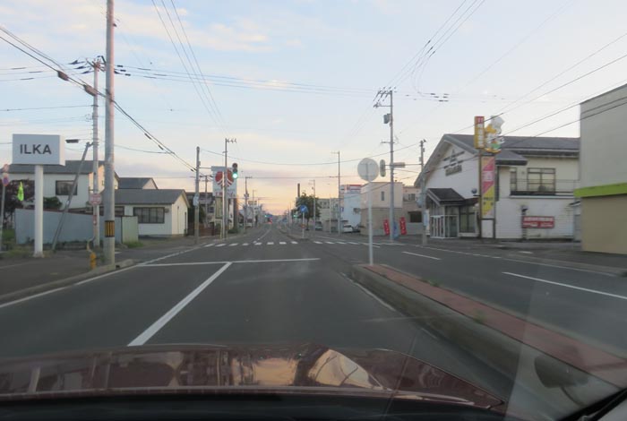 webnews今朝の北見/とん田通り、南大通り交差点から国道39号方向