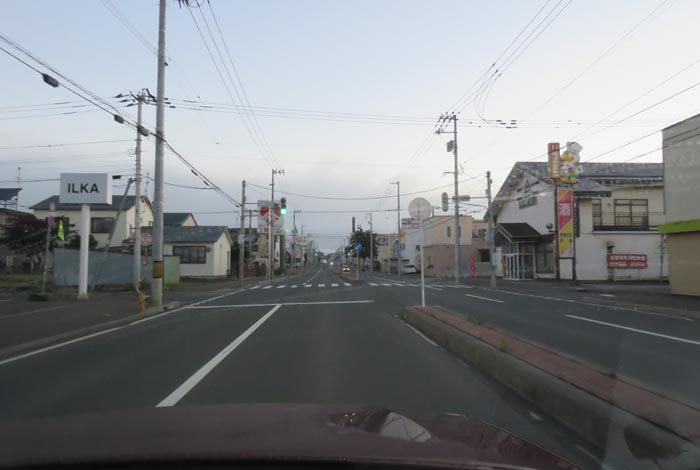 webnews今朝の北見/とん田通り、南大通り交差点から国道39号方向
