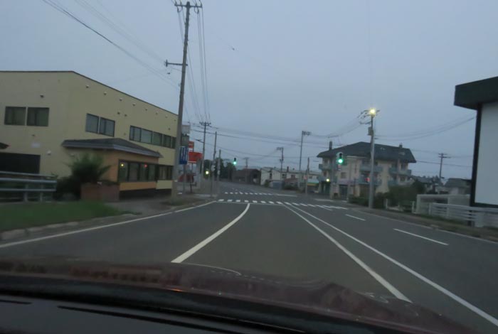 webnews今朝の北見/無加川橋を渡り南大通り交差点方向