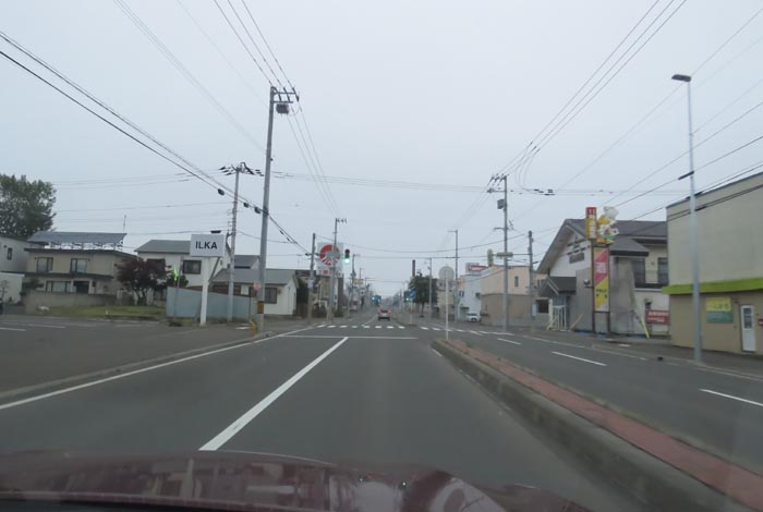 webnews今朝の北見/とん田通り、南大通り交差点から国道39号方向