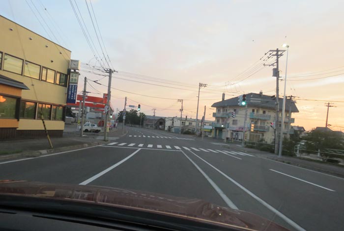 webnews今朝の北見/無加川橋を渡り南大通り交差点方向