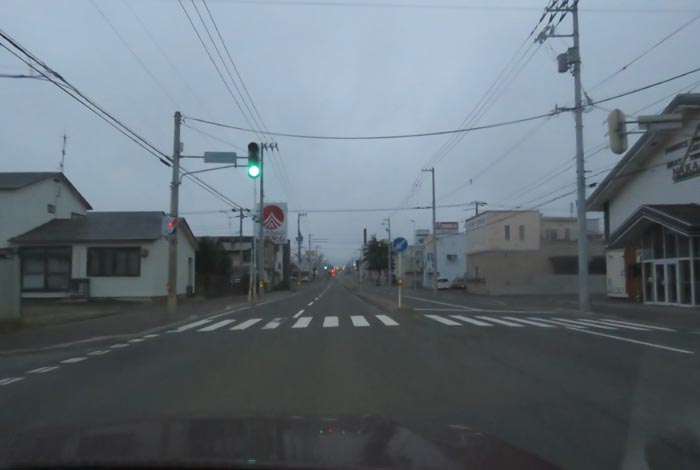 webnews今朝の北見/とん田通り、南大通り交差点から国道39号方向