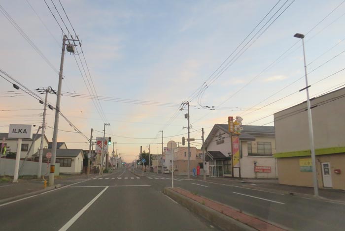 webnews今朝の北見/とん田通り、南大通り交差点から国道39号方向