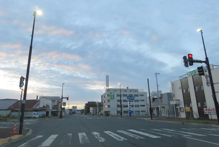 webnews今朝の北見/本町の北4条通り交差点