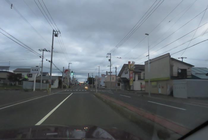 webnews今朝の北見/とん田通り、南大通り交差点から国道39号方向